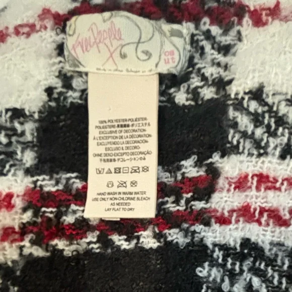 FREE PEOPLE Plaid Oversized Scarf - Picture 3 of 6